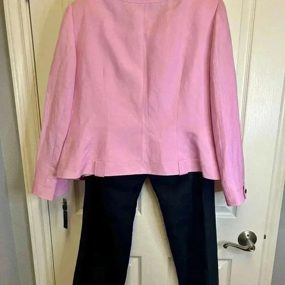 🩷🖤NWT Vintage Tahari Arthur S. Levine 3-Piece Pantsuit Size 16 Petite🖤🤍 - Picture 3 of 17